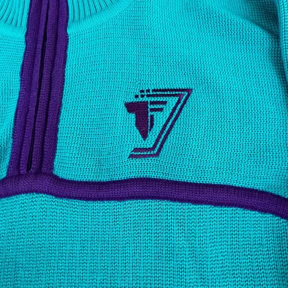 Vintage 80s Tyrolia by Head Ski Sweater 30% Wool 70% Acrylic Hong Kong Mens M - Picture 3 of 10